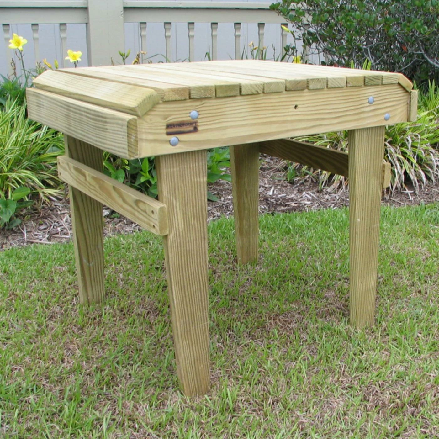 New π Wooden Chairs Weathercraft Designers Choice Yellow Pine Adirondack Chair 3-pc. Set - 2 Chairs And 1 Table π 4 New π Wooden Chairs Weathercraft Designers Choice Yellow Pine Adirondack Chair 3-pc. Set - 2 Chairs And 1 Table π - Image 4