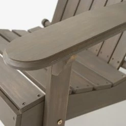 Brand new 👏 Wooden Chairs HN Outdoor Colville Gray Folding Wood Adirondack Chair 😍 -Adirondack Chairs Sales detail3BSHD3091