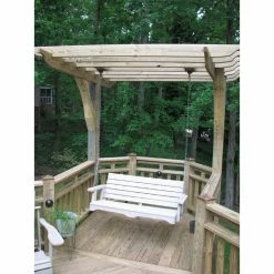 Wholesale 🌟 Wooden Weathercraft Designers Choice Classic Pine Porch Swing - Natural ⭐ -Adirondack Chairs Sales detail3WO007