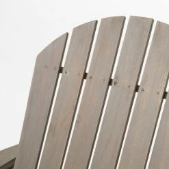 Brand new 👏 Wooden Chairs HN Outdoor Colville Gray Folding Wood Adirondack Chair 😍 -Adirondack Chairs Sales detail4BSHD3091