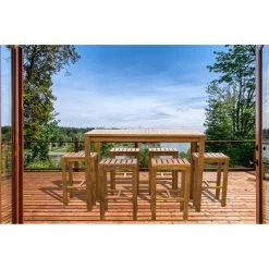 Deals ❤️ Side Chairs Chic Teak Santa Monica Teak Outdoor Barstool 🎉 -Adirondack Chairs Sales detail4CHIT007