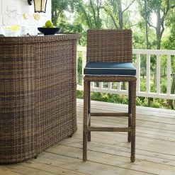 Best deal ⭐ Side Chairs Crosley Bradenton Wicker Bar Stool - Set Of 2 😉 -Adirondack Chairs Sales detail4CRY657