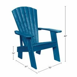 Brand new 👍 Recycled Plastic Chairs HN Outdoor Logan Recycled Plastic Adirondack Chair 😀 -Adirondack Chairs Sales detail7CRPL072