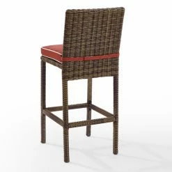 Best deal ⭐ Side Chairs Crosley Bradenton Wicker Bar Stool - Set Of 2 😉 -Adirondack Chairs Sales detail7CRY657