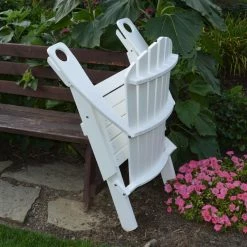 Deals ❤️ Recycled Plastic Chairs HN Outdoor Balboa Folding Recycled Plastic Adirondack Chair With 2 Cup Holders 🧨 -Adirondack Chairs Sales detailALF260