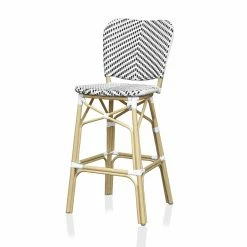 Best deal 🤩 Bar Height Chairs Furniture Of America Kyan 30 In. Aluminum Outdoor Bar Height Stool - Set Of 2 - Black ⌛ -Adirondack Chairs Sales detailENLB5382