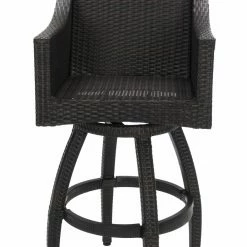 Outlet ✔️ RST Brands Swivel Chairs RST Deco Wicker Swivel Patio Barstools - Set Of 2 🎉 -Adirondack Chairs Sales detailFLO341
