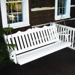 Wholesale 😍 A & L Furniture Wooden A & L Furniture Yellow Pine Royal English Deluxe Garden Swing 🧨