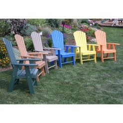 Discount 😉 A & L Furniture Recycled Plastic Chairs A & L Furniture Recycled Plastic High Seat Adirondack Chair 🥰