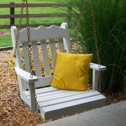 Brand new 🤩 A & L Furniture Wooden A & L Furniture Yellow Pine Royal English 2 Ft. Chair Swing With Chains 🧨