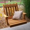 Cheapest 🌟 A & L Furniture Wooden A & L Furniture Western Red Cedar Royal English 2 Ft. Chair Swing With Chains 🔔