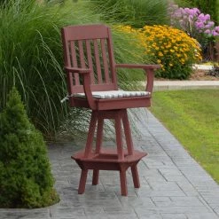 Wholesale 💯 A & L Furniture Swivel Chairs A & L Furniture Poly Traditional Swivel Bar Stool 😍