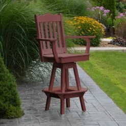 Hot Sale ✔️ A & L Furniture Swivel Chairs A & L Furniture Poly Royal Swivel Bar Stool 👏