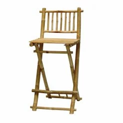 Best deal 👍 Counter Height Chairs Bamboo54 Wood Folding Patio Bar Stool 🧨