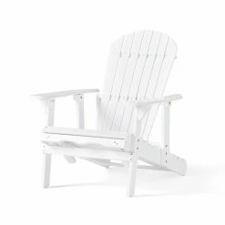 Cheapest 🤩 Wooden Chairs HN Outdoor Trinity Reclining Outdoor Adirondack Chair With Footrest 😍