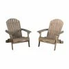 Brand new 👏 Wooden Chairs HN Outdoor Colville Gray Folding Wood Adirondack Chair 😍