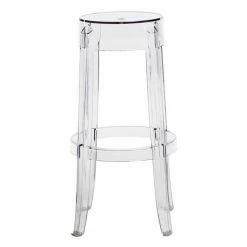 Best deal ❤️ Counter Height Chairs Commercial Seating Products Kage Bar Height Polycarbonate 30 In. Backless Outdoor Stool 🛒