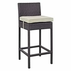 New ⭐ Side Chairs Modway Convene Lift Wicker Outdoor Bar Stool ✨