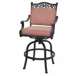Promo 🥰 Swivel Chairs Darlee Charleston Swivel Patio Patio Bar Stool - Set Of 2 🌟