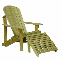 Cheap 🥰 Wooden Chairs Hershy Way Treated Wood Patio Adirondack Chair ✨
