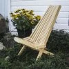 Discount 👍 Wooden Chairs Hershy Way Wood Patio Cricket Chair ⭐