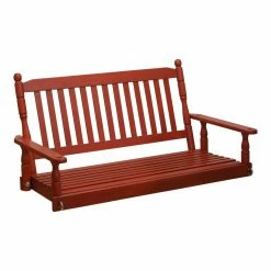 New 🥰 Wooden Hinkle Cumberland 250 Wood Patio Porch Swing 👍