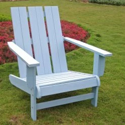 Cheapest 🌟 Wooden Chairs International Caravan Chelsea Acacia Adirondack Wood Patio Chair ✔️