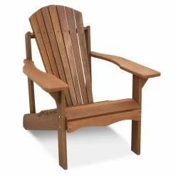 Best Pirce 👏 Wooden Chairs Furinno Tioman Hardwood Adirondack Patio Chair ⌛