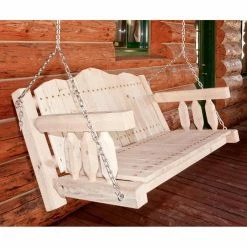Outlet 👏 Wooden Montana Woodworks Homestead Porch Swing 😉