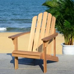 Promo 💯 Eucalyptus Chairs Safavieh Topher Eucalyptus Adirondack Chair 👍